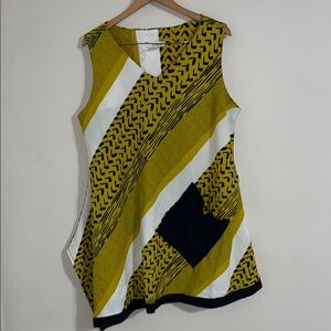 Moonlight Y&S Fashion Long Tunic Top Lagonlook Artsy Sz XL